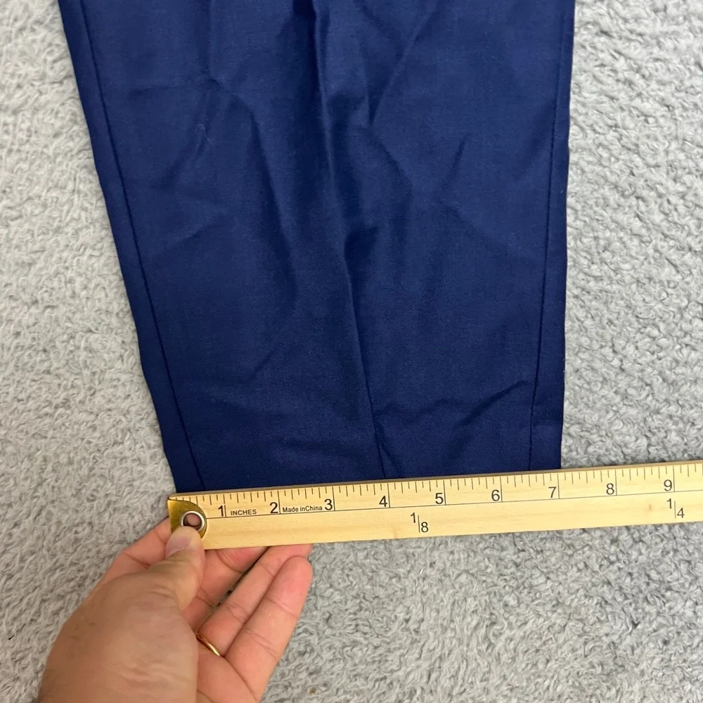 Calvin Klein Dress Pants Kids Size 18 Blue New K841152 Flat Front Tapered Leg